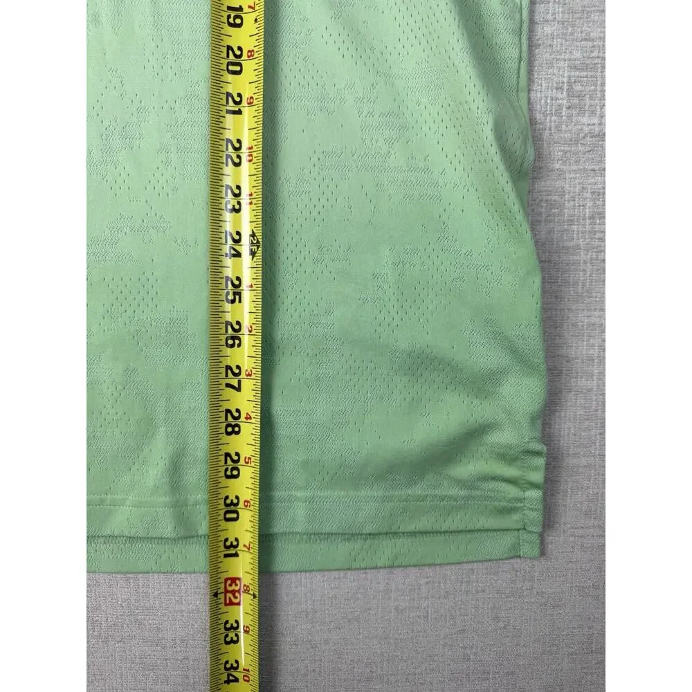 Adidas Golf Polo Shirt XL Green South Padre Island Club Climalite Performance